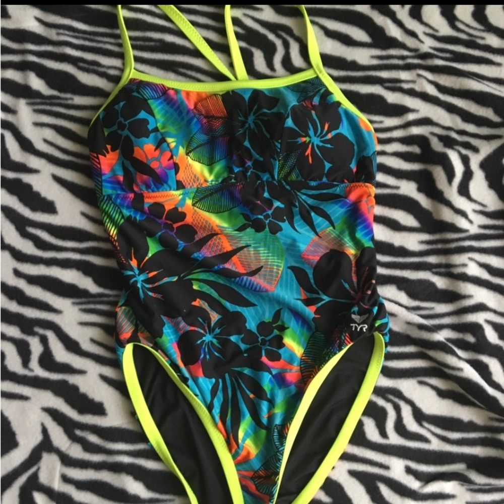 MOVING THIS WEEK BUY NOW Neon vintage one piece